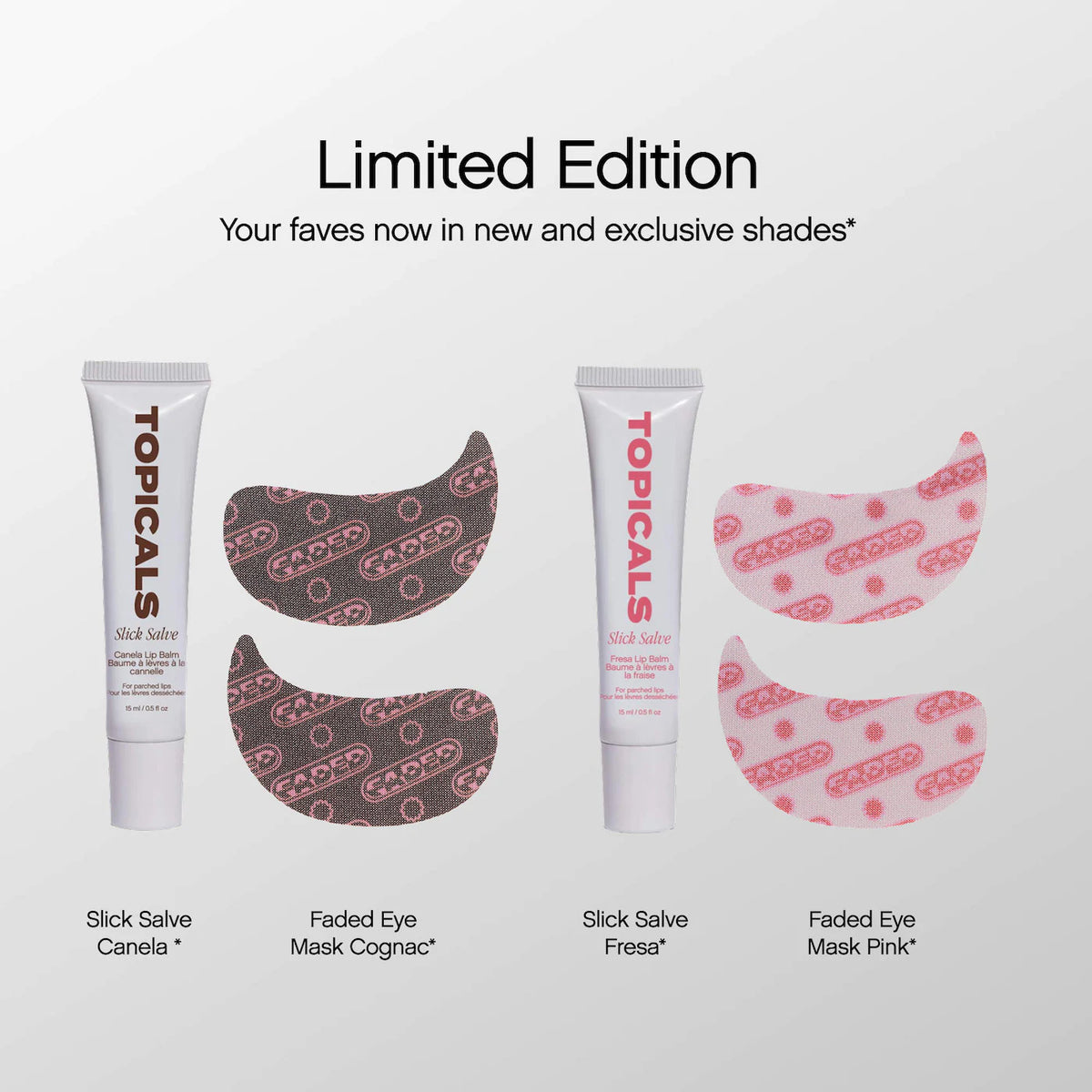 TOPICALS BRIGHT EYES & SLICK LIPS KIT LIMITED EDITION GIFT SET