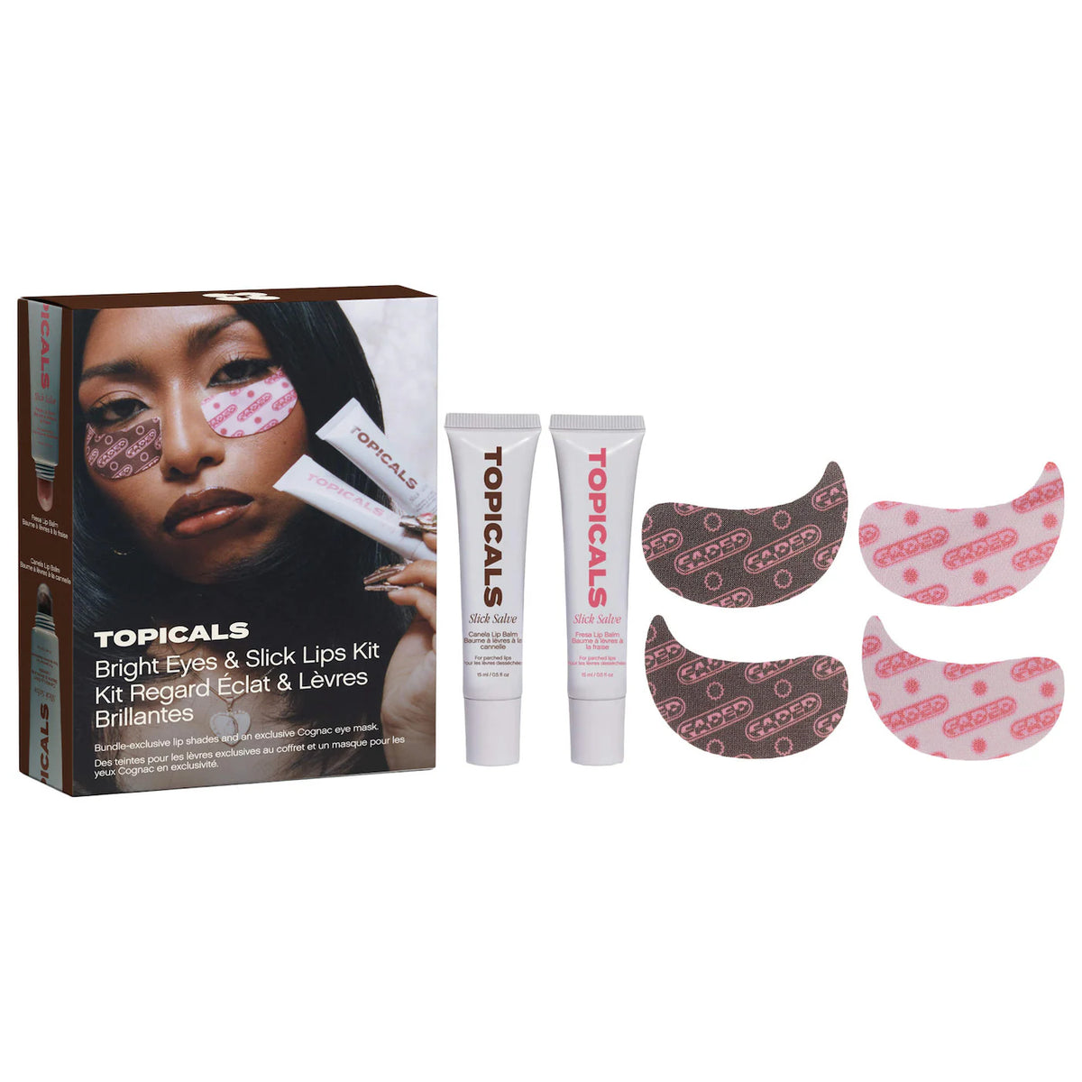 TOPICALS BRIGHT EYES & SLICK LIPS KIT LIMITED EDITION GIFT SET
