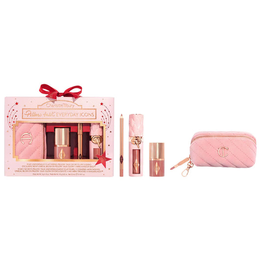 CHARLOTTE TILBURY PILLOW TALK EVERYDAY ICONS LIP & CHEEK MAKEUP GIFT SET