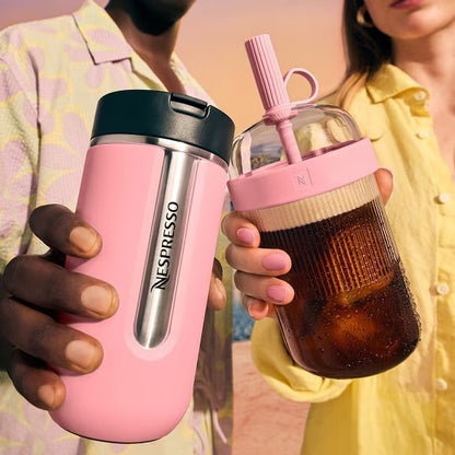 NESPRESSO TRAVEL TUMBLER (BUBBLE GUM)